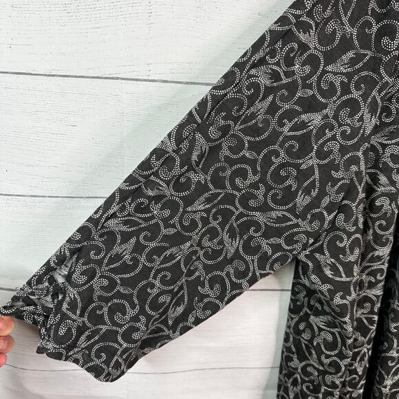 Catherines Womens size 2X 3/4 Sleeve Lightweight Cardigan Topper - Picture 7 of 10